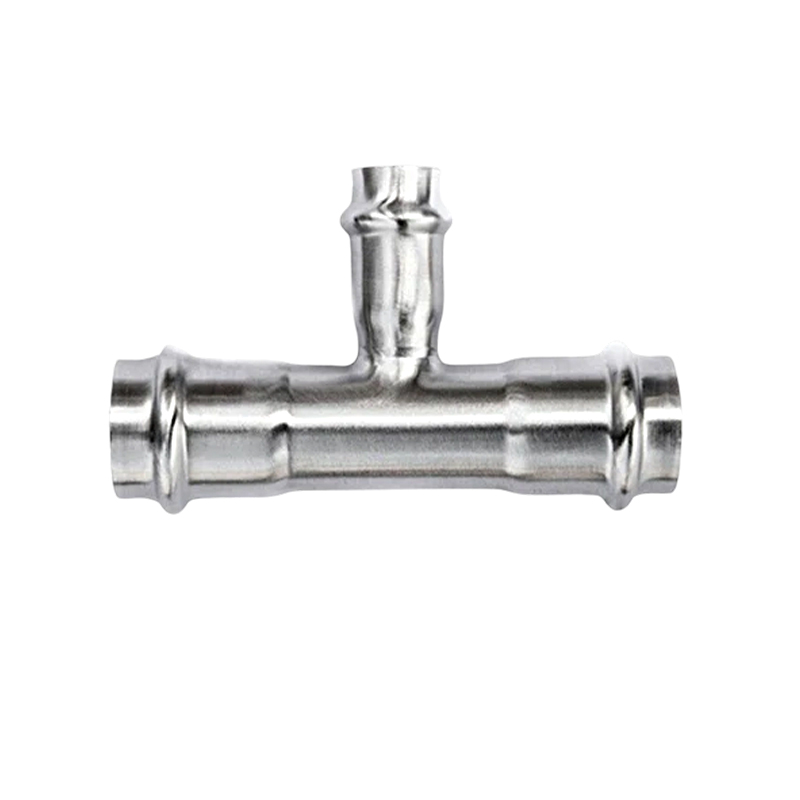 How do double clamp stainless steel pipe fittings improve the safety and reliability of the hotel water supply system?